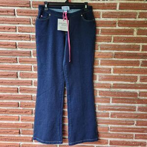 Pajama Jeans Pink Tie Sm Inseam 31.5"